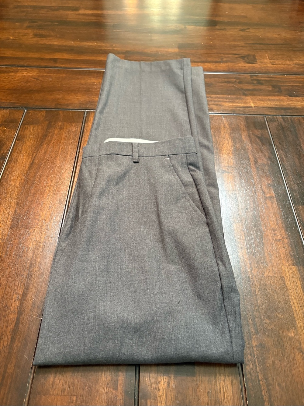 Boys Chaps gray straight leg dress pants, Size 16